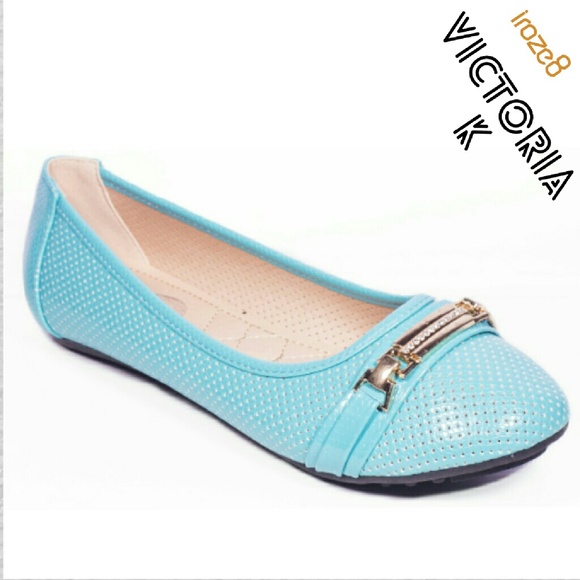 Victoria K Shoes - Women Bracelet Buckle Ballet Flats,  b-2065, Sage